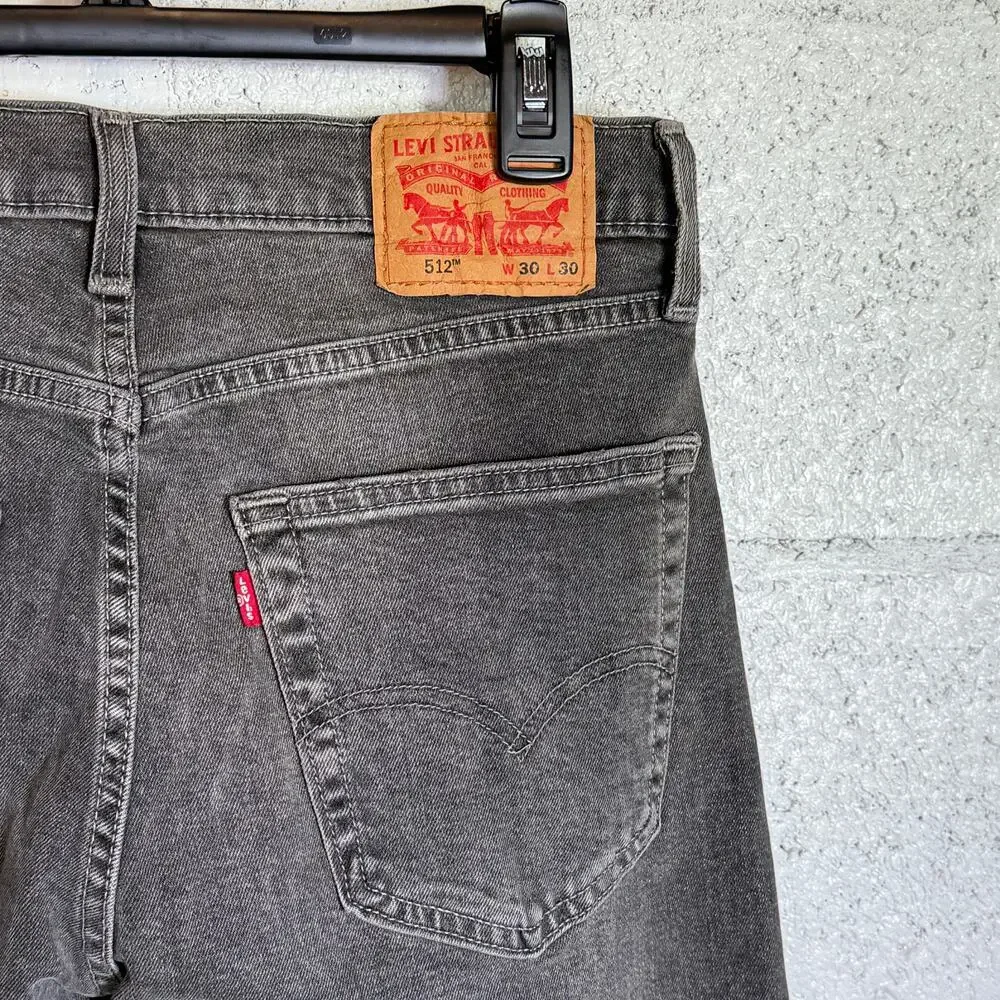 Levi's Men's 512™ Slim Taper Destressed Eco Performance Jeans 30x30 $70 - Picture 6 of 8